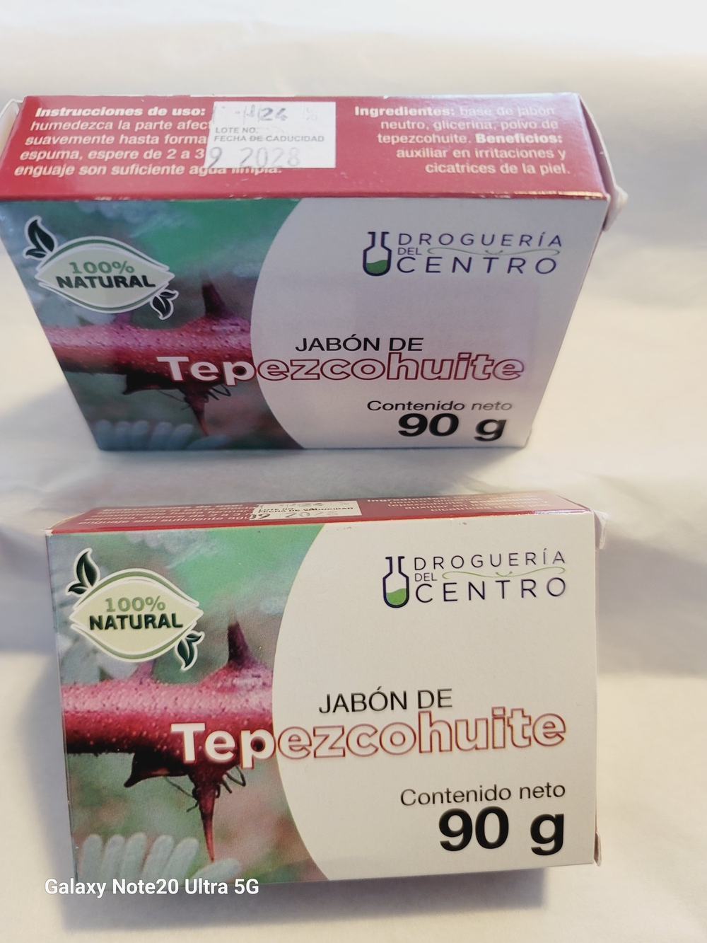 Jabón de Tepezcohuite - Natural Pink (90 g)